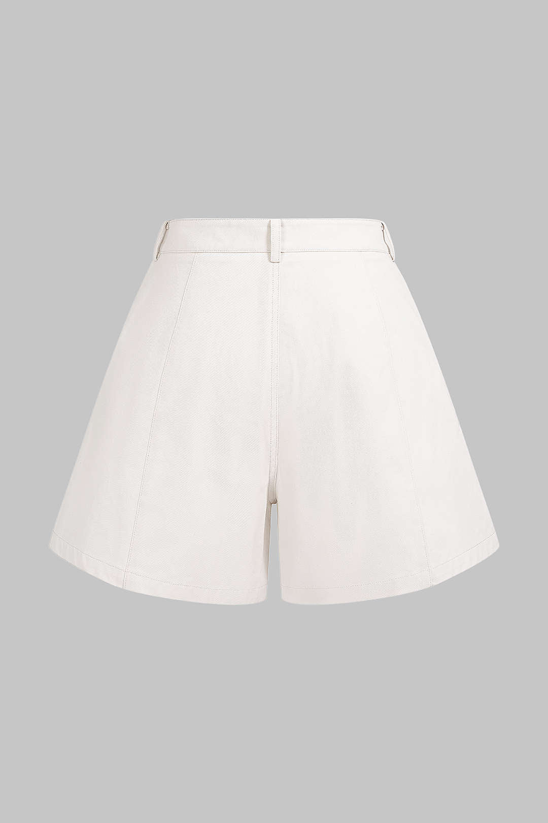 Crossed Strappy High Waist Wide Leg Shorts
