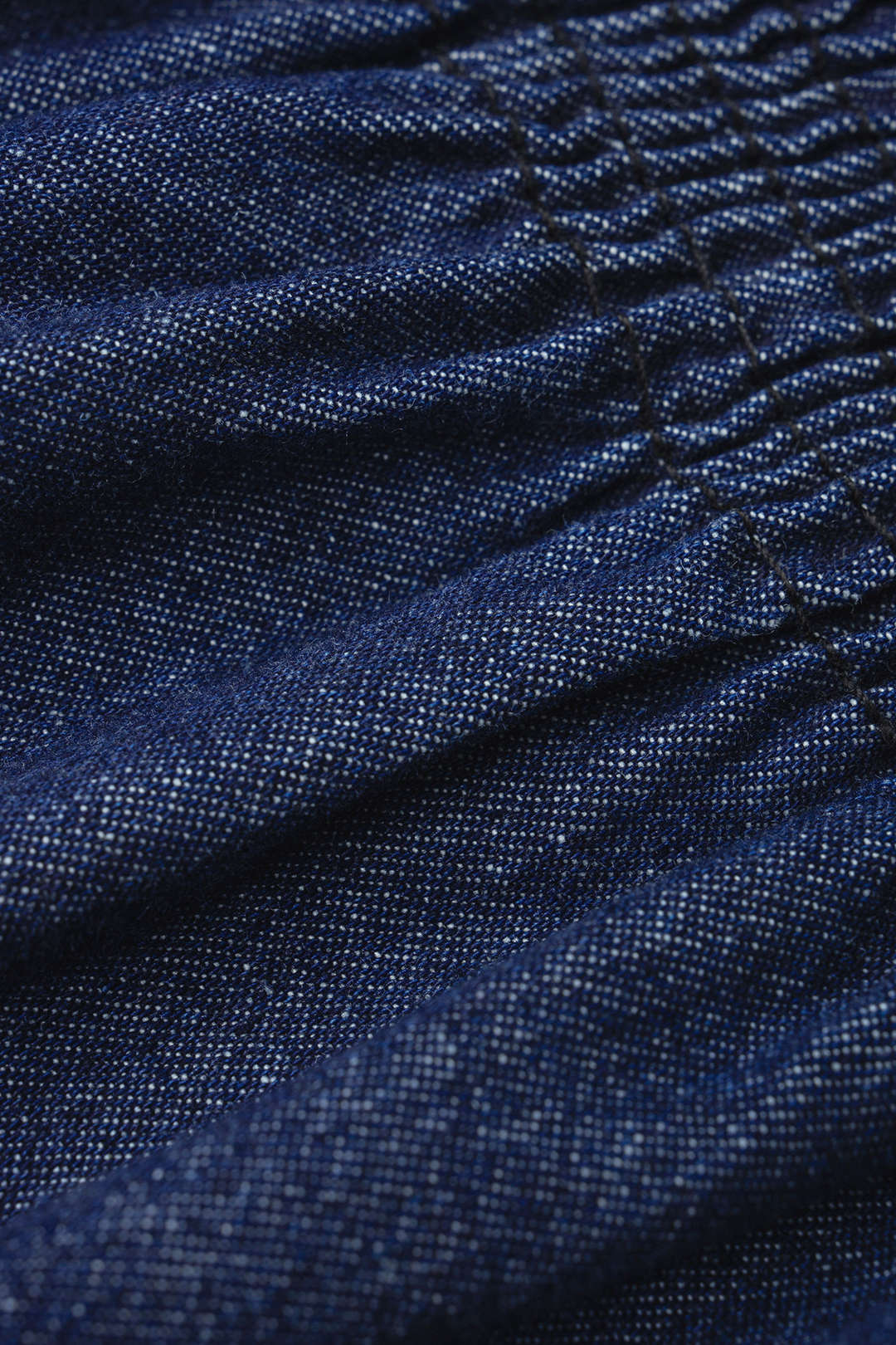 Denim Bow Ruched Cami Top