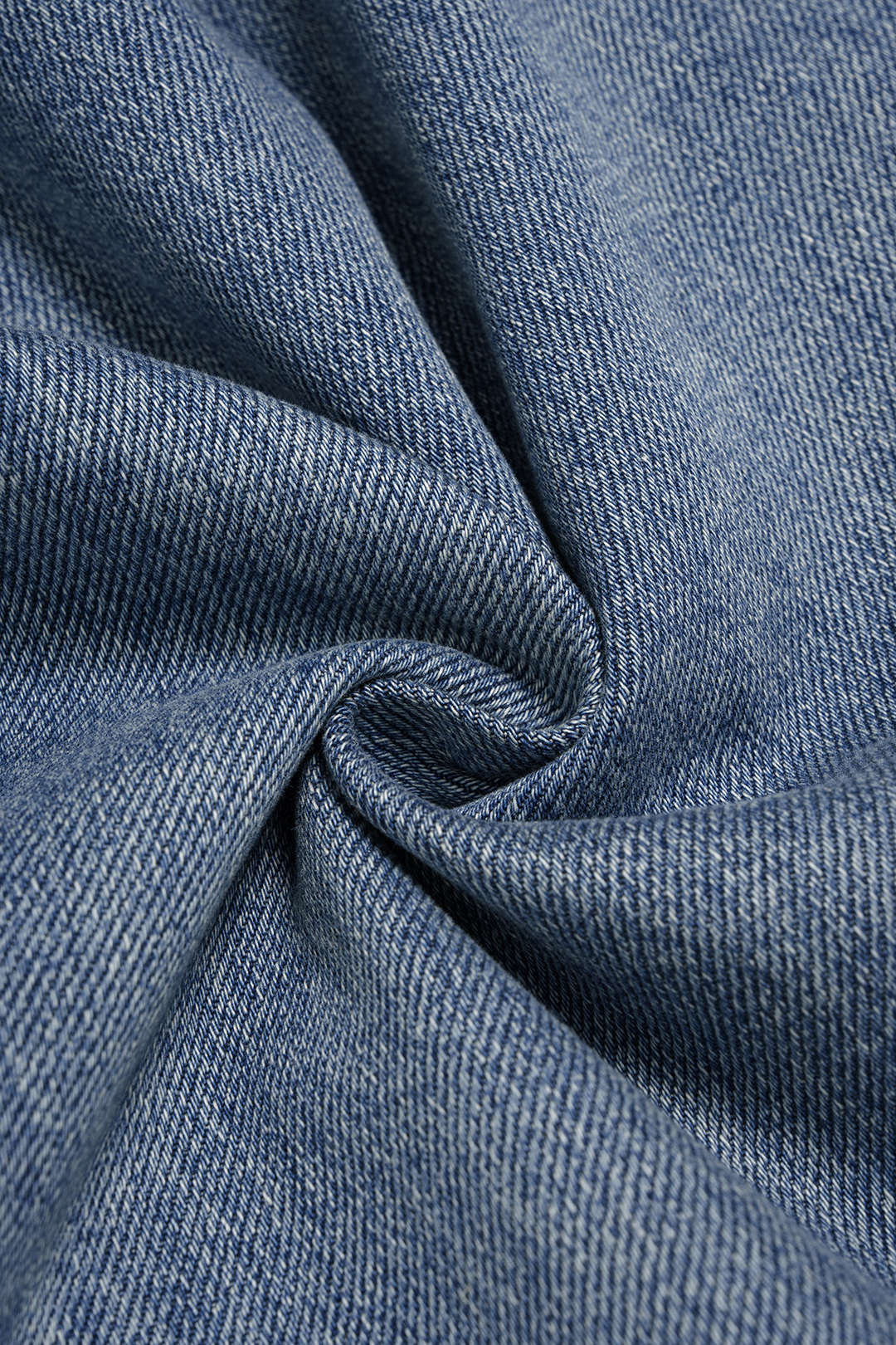 Denim Pocket Wide Leg Jeans
