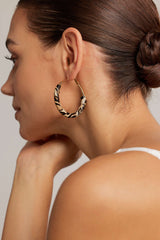 Alloy Leopard Print Earrings