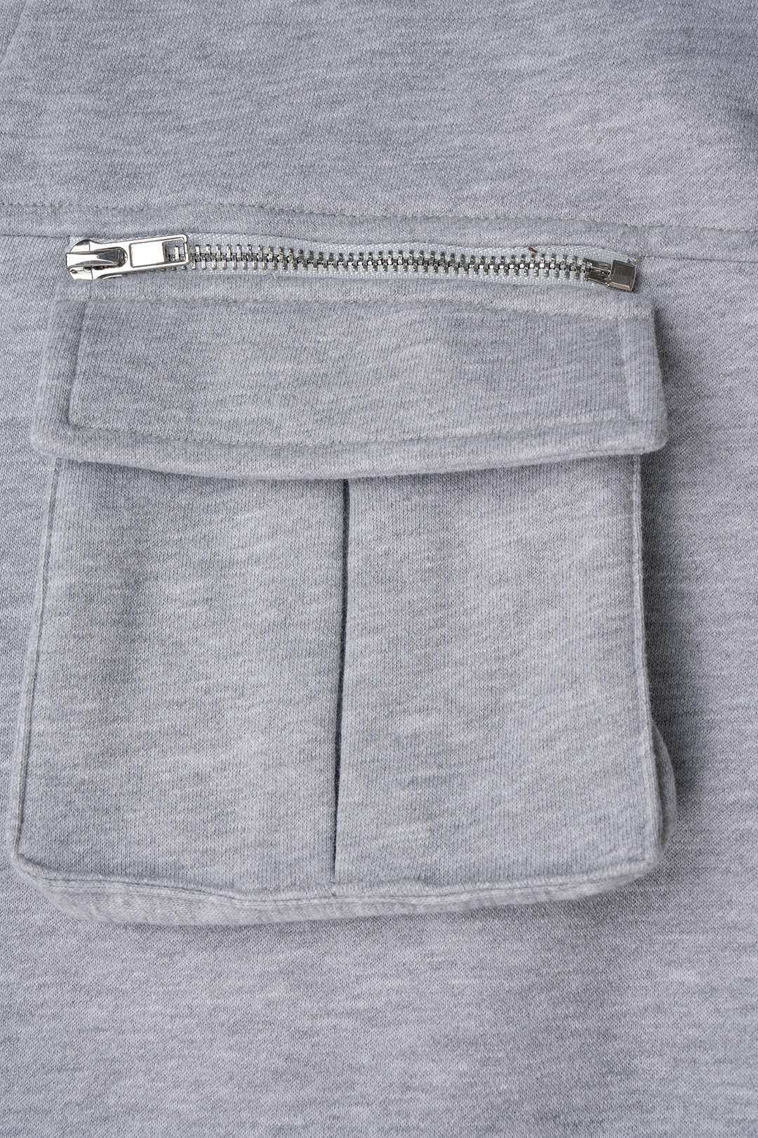 Belted Zipper Pocket Pants