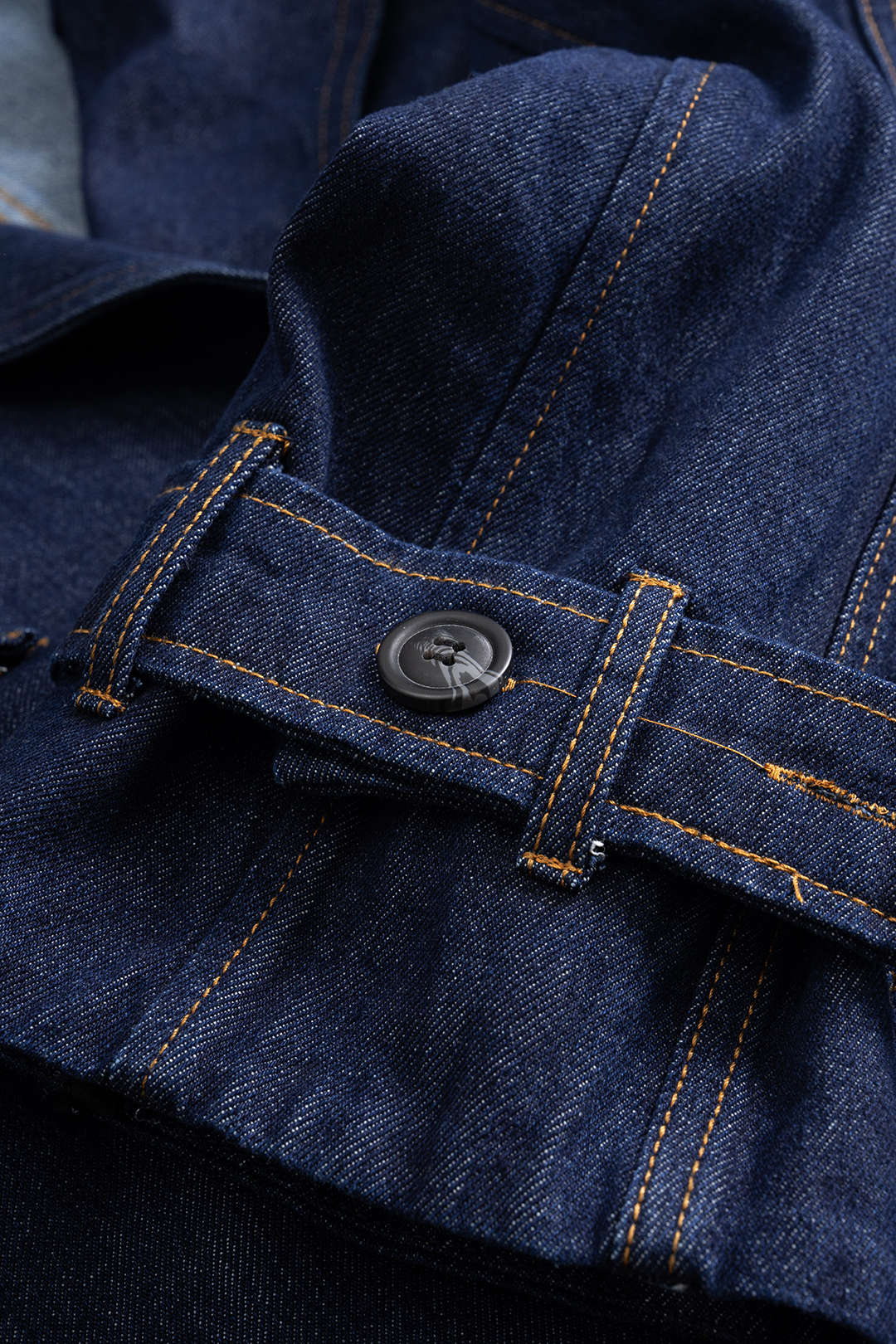 Denim Belted Asymmetrical Outerwear