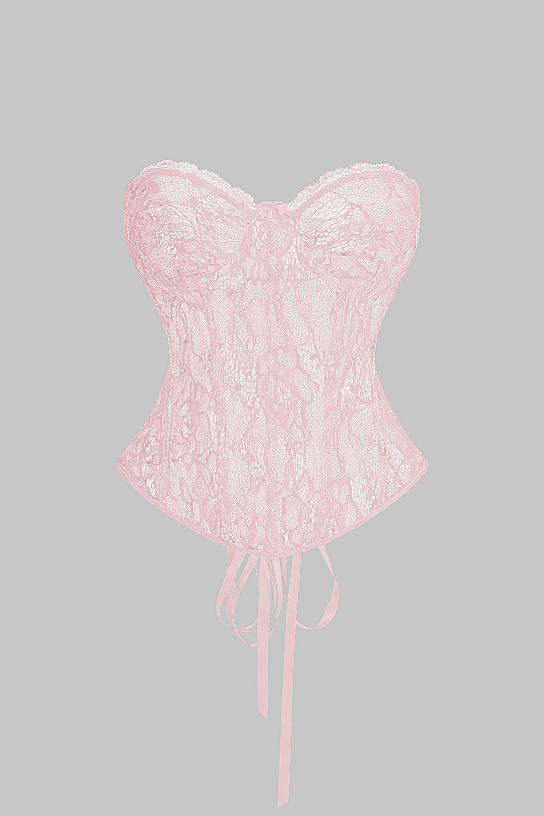 Bustier Backless Tie Corset Top