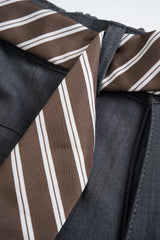 Belted Barrel Trousers