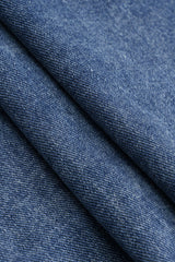 Denim Asymmetrical Pocket Skirt