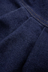 Denim Bow Ruched Outerwear