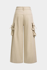 Denim Pocket Straight Leg Jeans