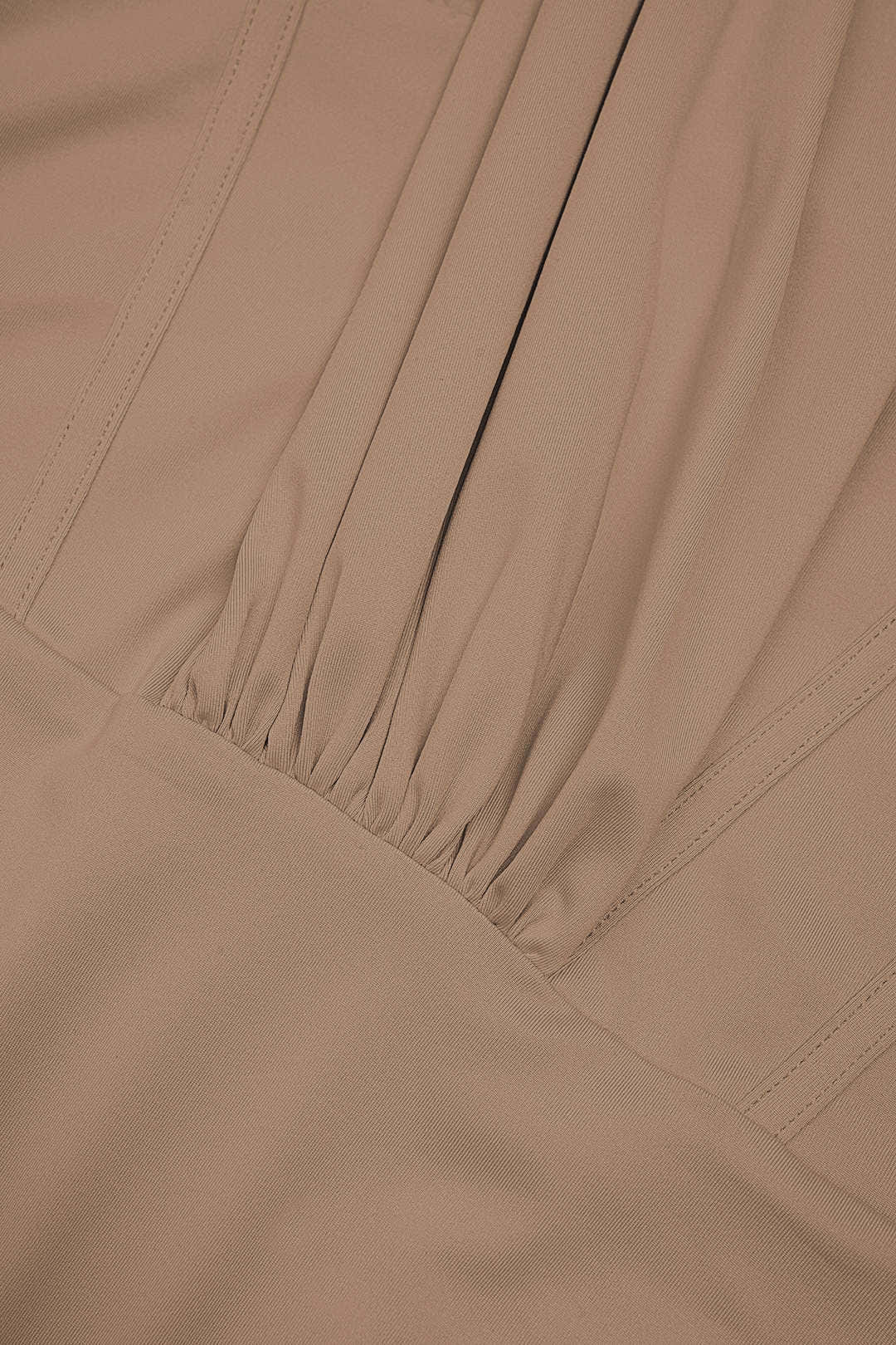 Asymmetrical Ruched Corset Zipper Long-Sleeve Bodysuit