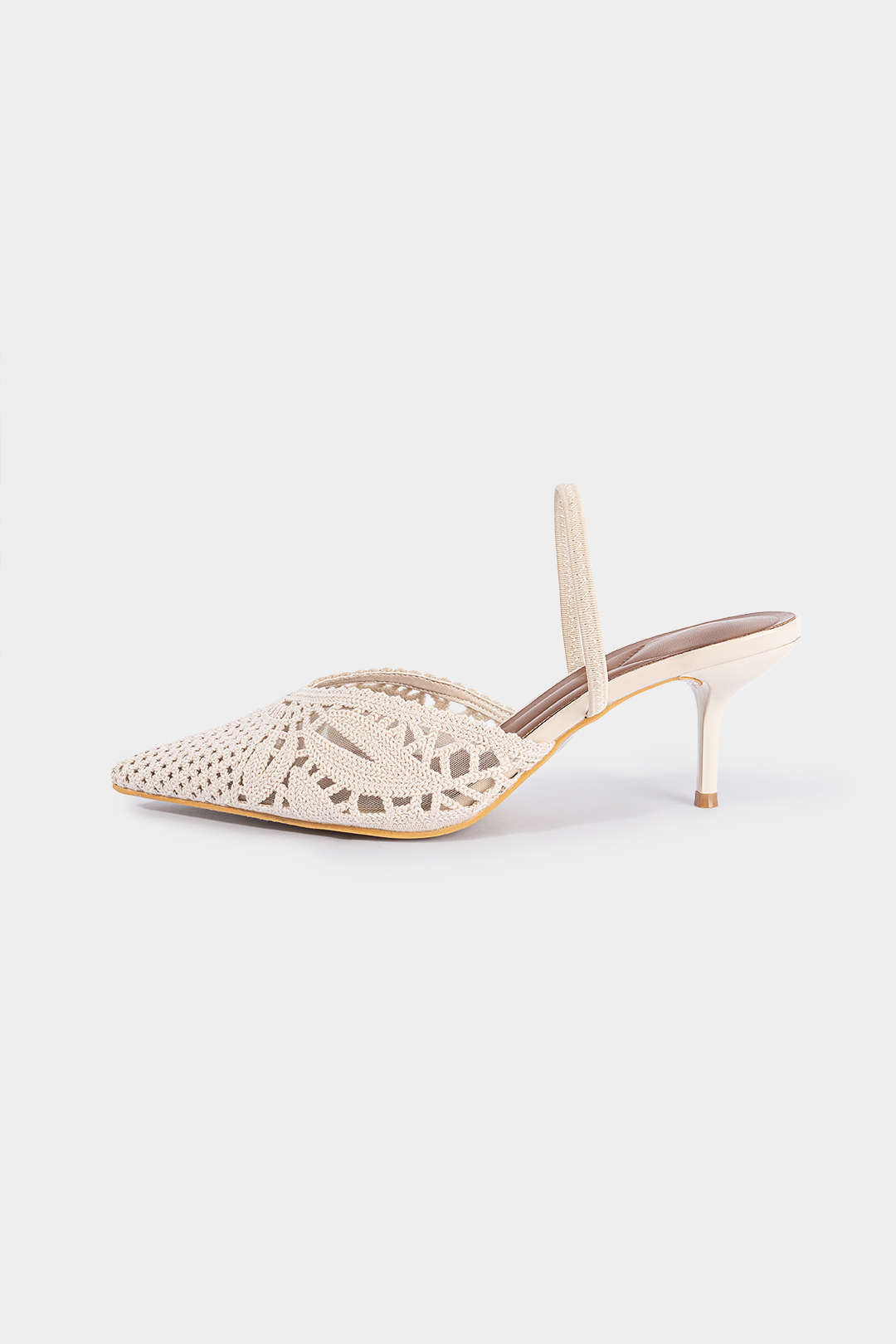 Cut Out Pointed Toe Heels