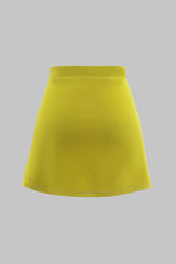 Asymmetrical Patchwork Skirt