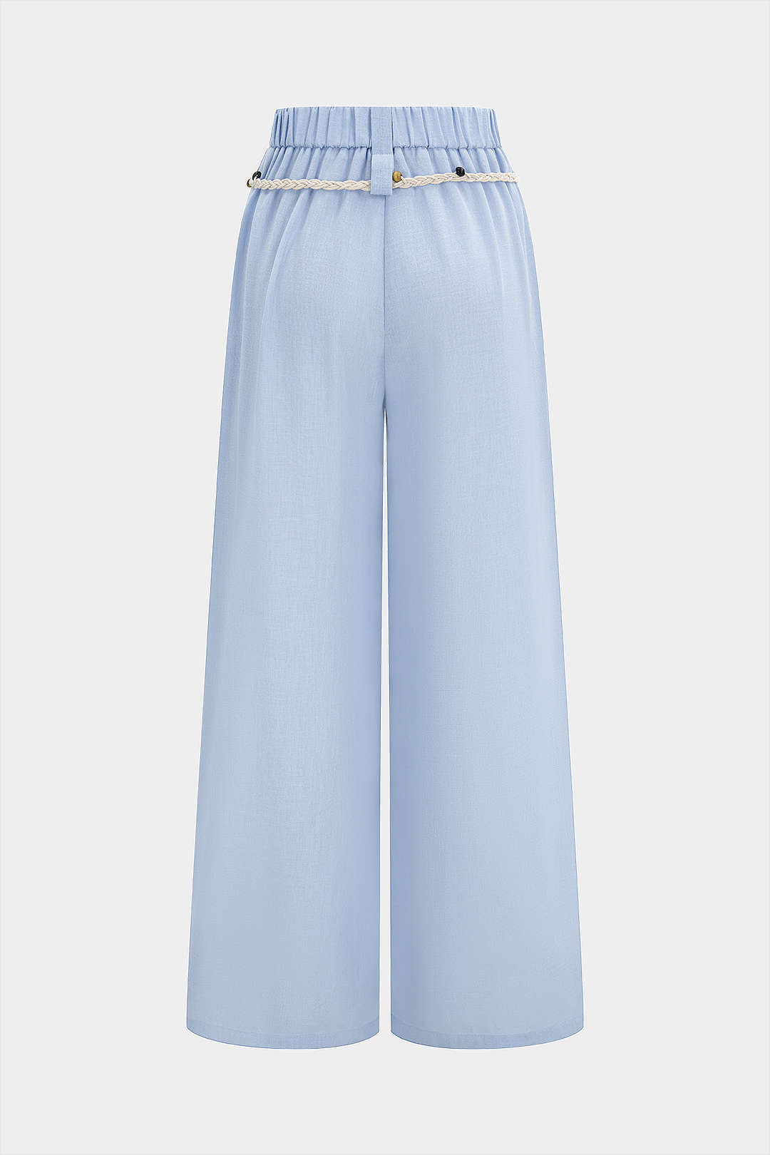 Belted Tassel WIde Leg Pants