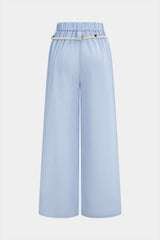 Belted Tassel WIde Leg Pants