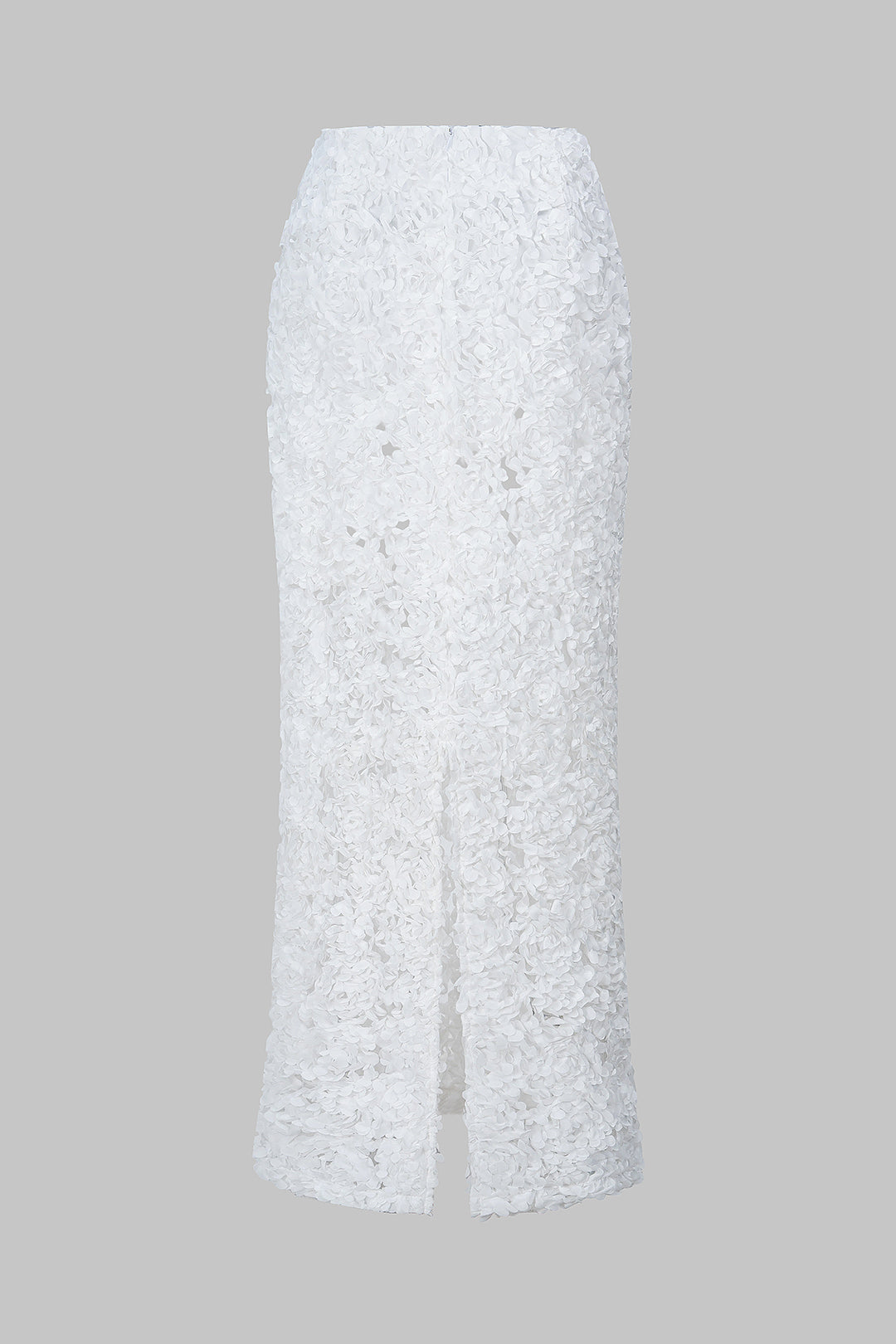 3D Floral Textured Skirt
