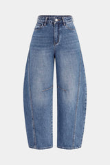 Denim Barrel Leg Jeans