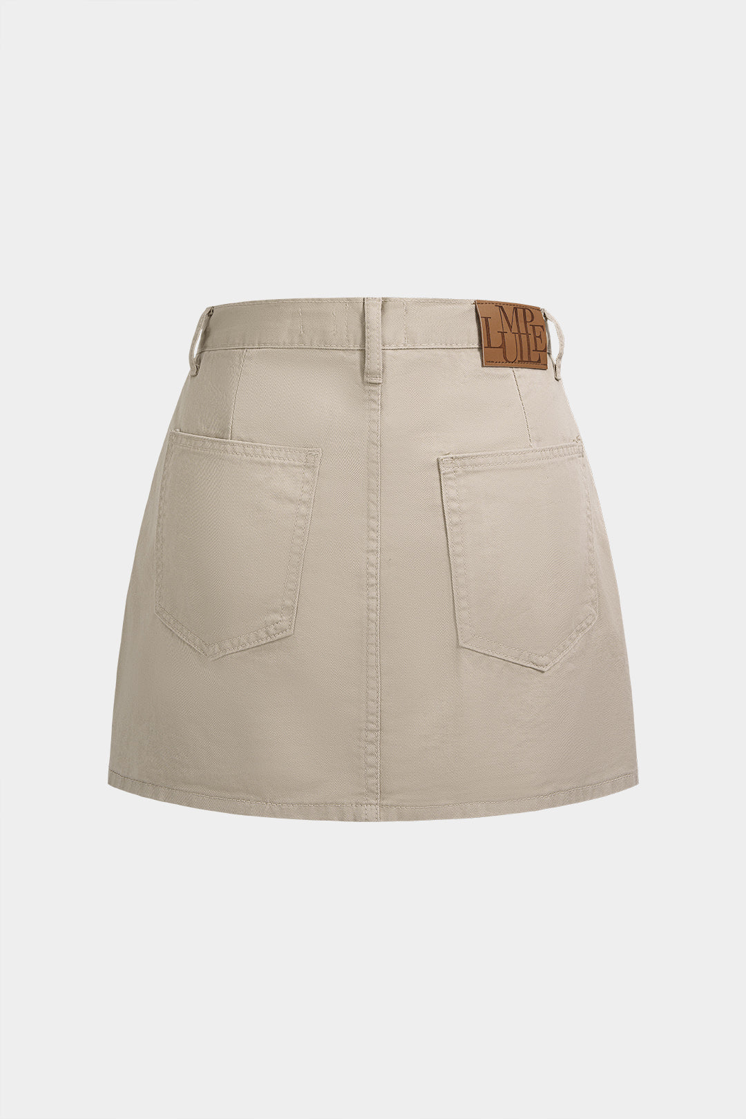 Asymmetrical Pocket Mini Skirt
