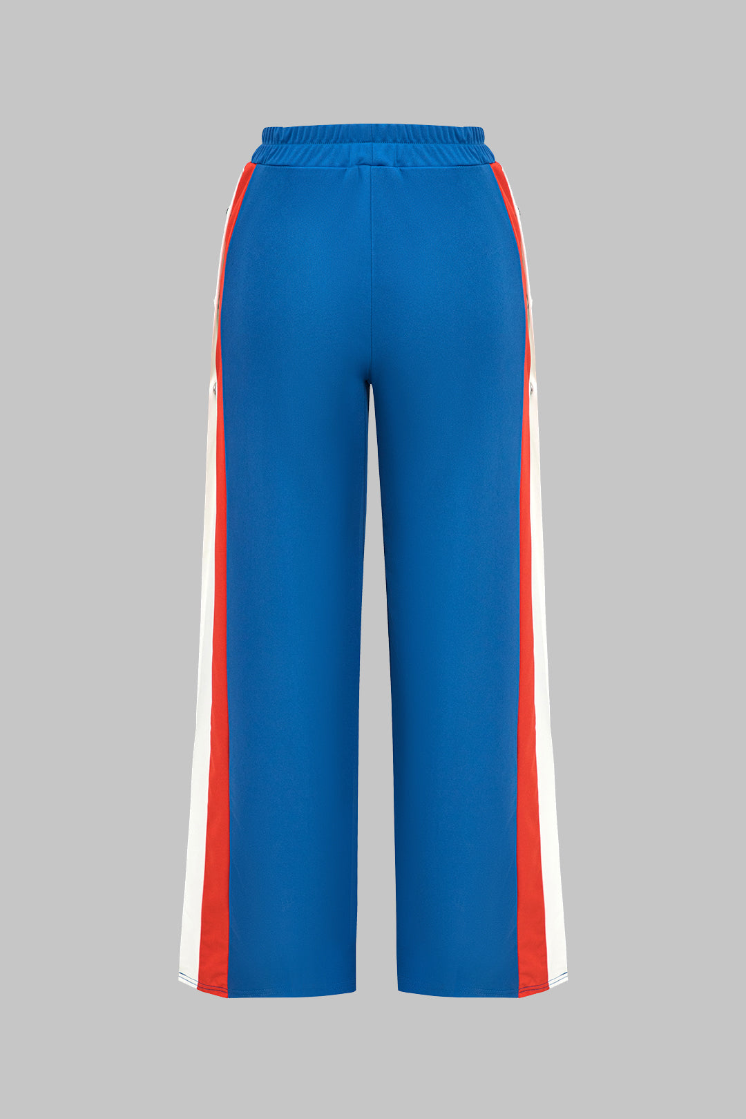 Color Block Wide Leg Trousers