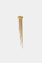 Chain Tassel Geometric Earrings