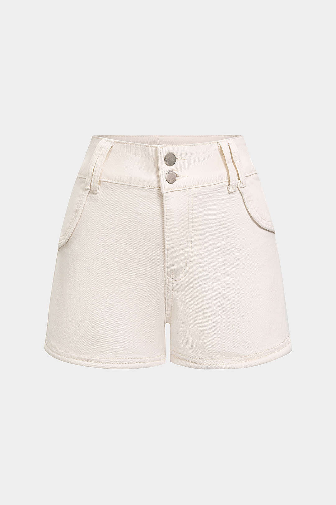 Denim Pocket High Waist Shorts