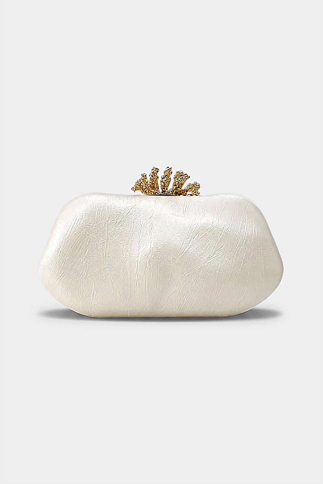 Alloy Irregular Clutch Bag