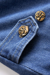 Denim Button Pocket Outerwear