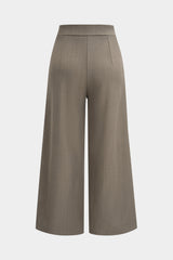 Asymmetrical Tie-Up Wide Leg Pants
