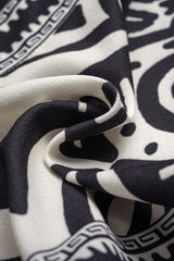 Contrast Tribal Print Tube Top