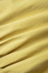 Contrast Round Neck Ruched Tank Top