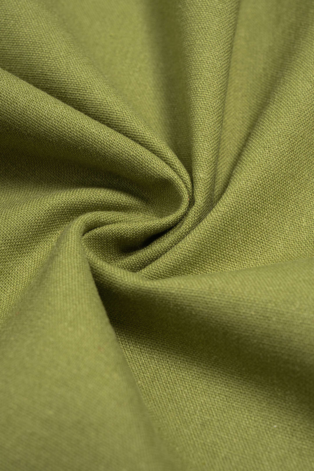 Contrast Linen Asymmetrical Tie-Up Straight Leg Pants