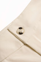 Button Wide-Leg Pants