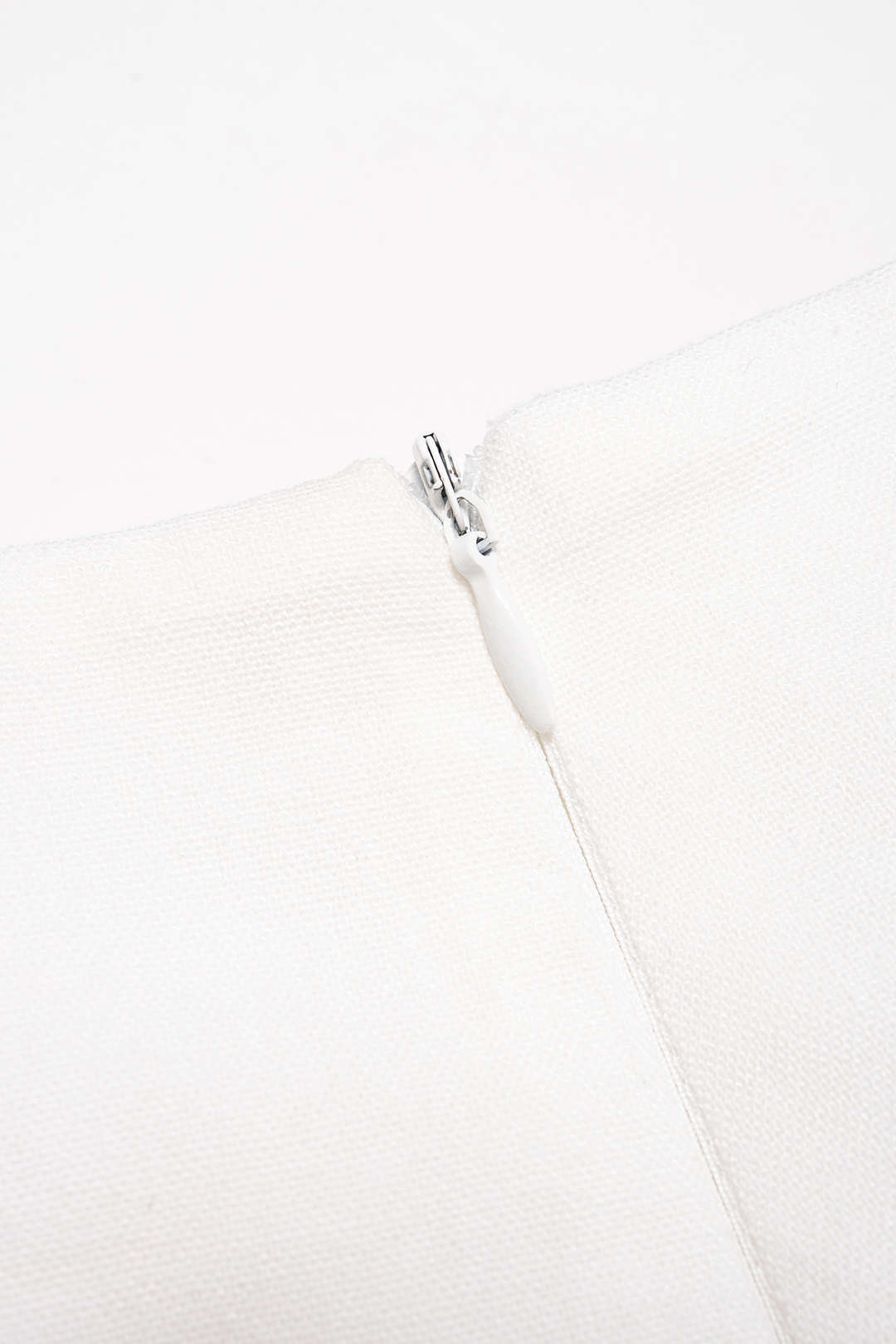Contrast Binding Linen Ruched Twist Knot Wide Leg Pants