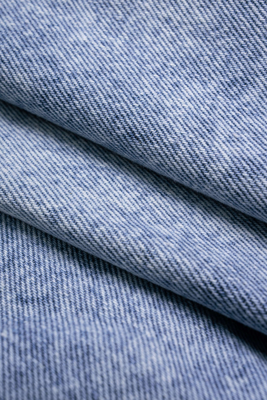 Denim Round Neck Ruffle Tank Top