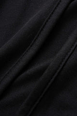 Cut Out Asymmetrical Neck Ruched Long-Sleeve Top