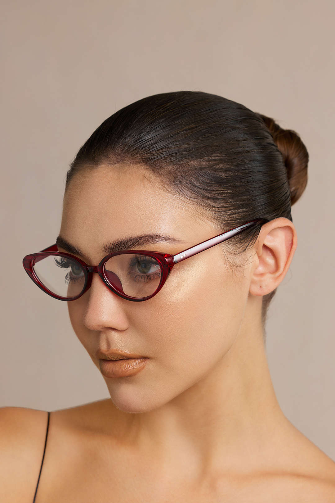 Cat-Eye Frame Sunglasses