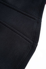 Contrast Asymmetrical Round Neck Sweatshirt