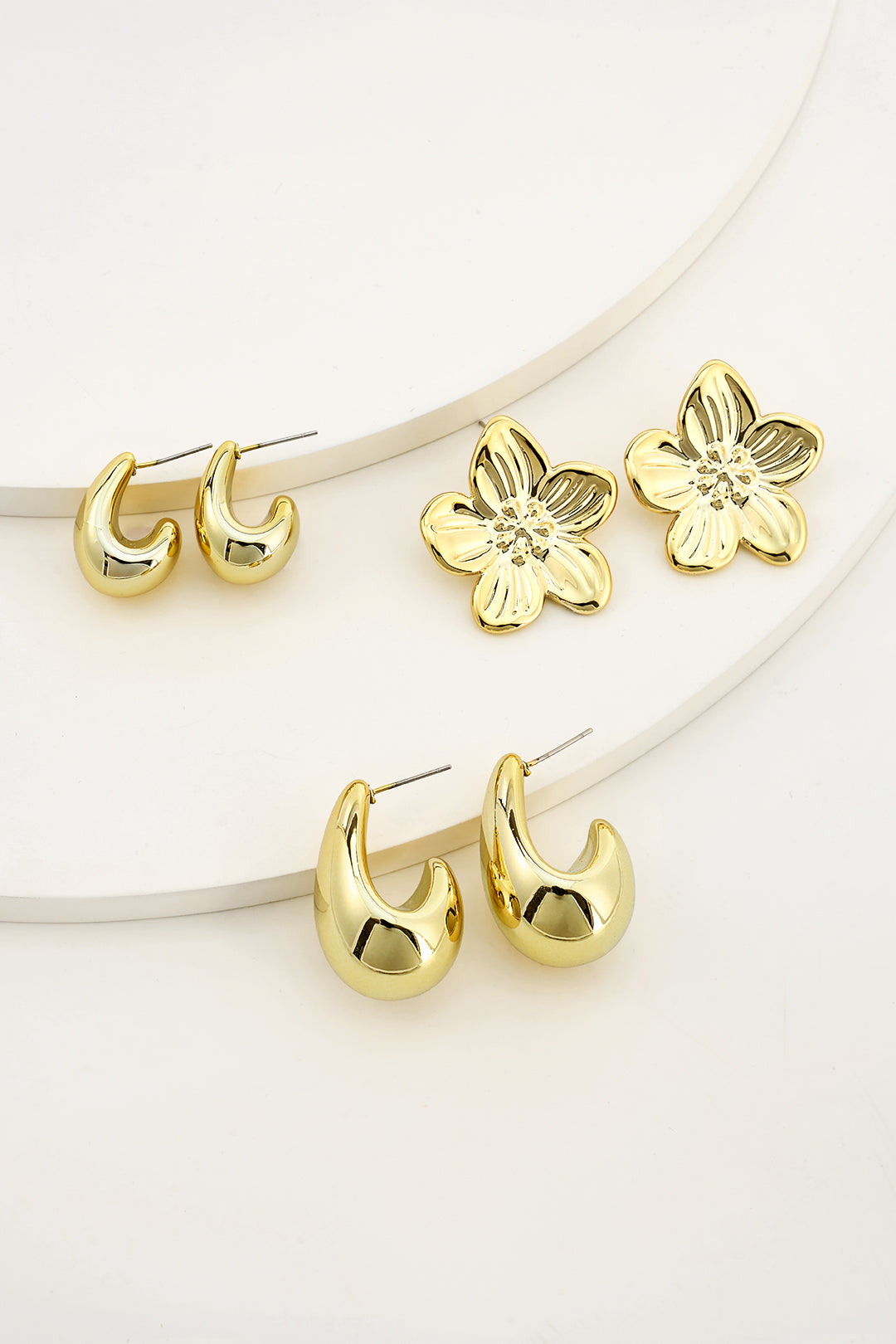 Alloy Round Earrings