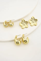 Alloy Round Earrings