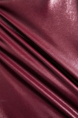 Basic Solid Faux Leather Sleeveless Bodysuit
