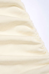 Asymmetrical Ruched Sleeveless T-Shirt