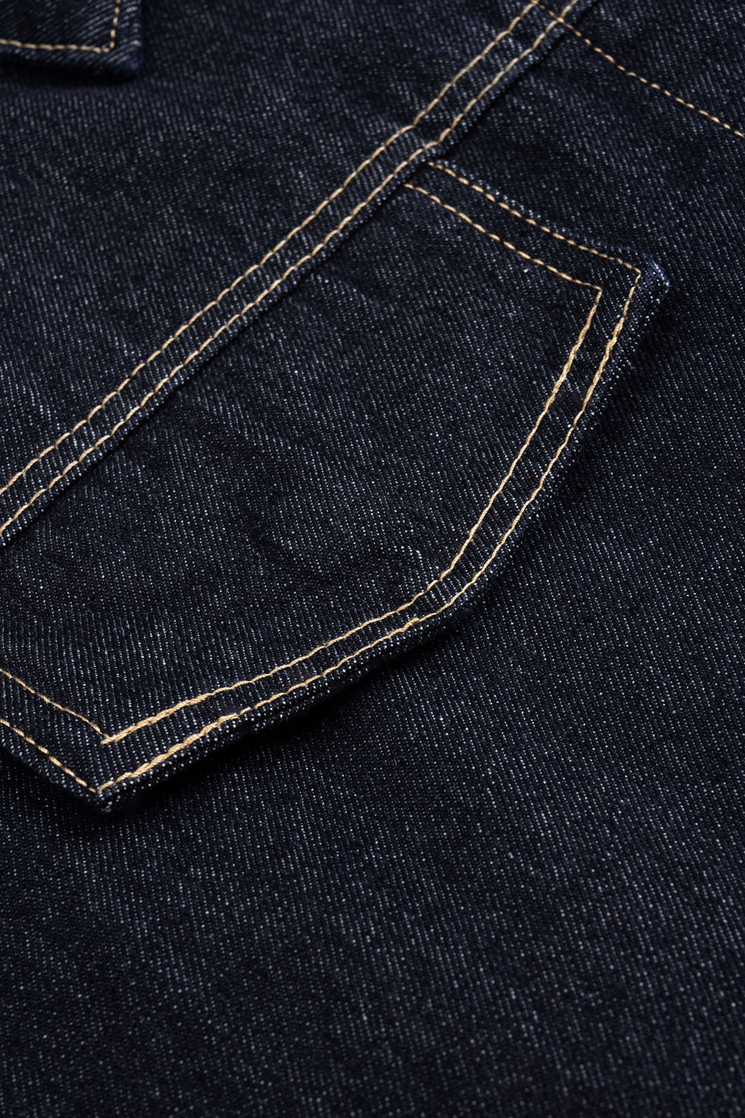 Denim Belted Long Sleeve Shirt