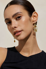 Alloy Asymmetrical Earrings