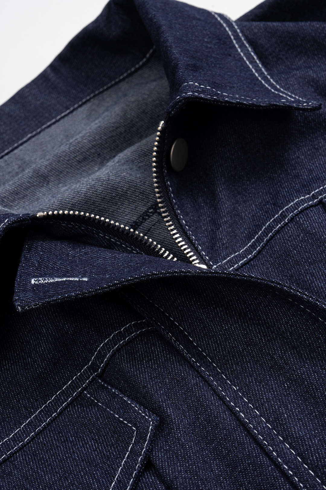 Denim Pleated Outerwear