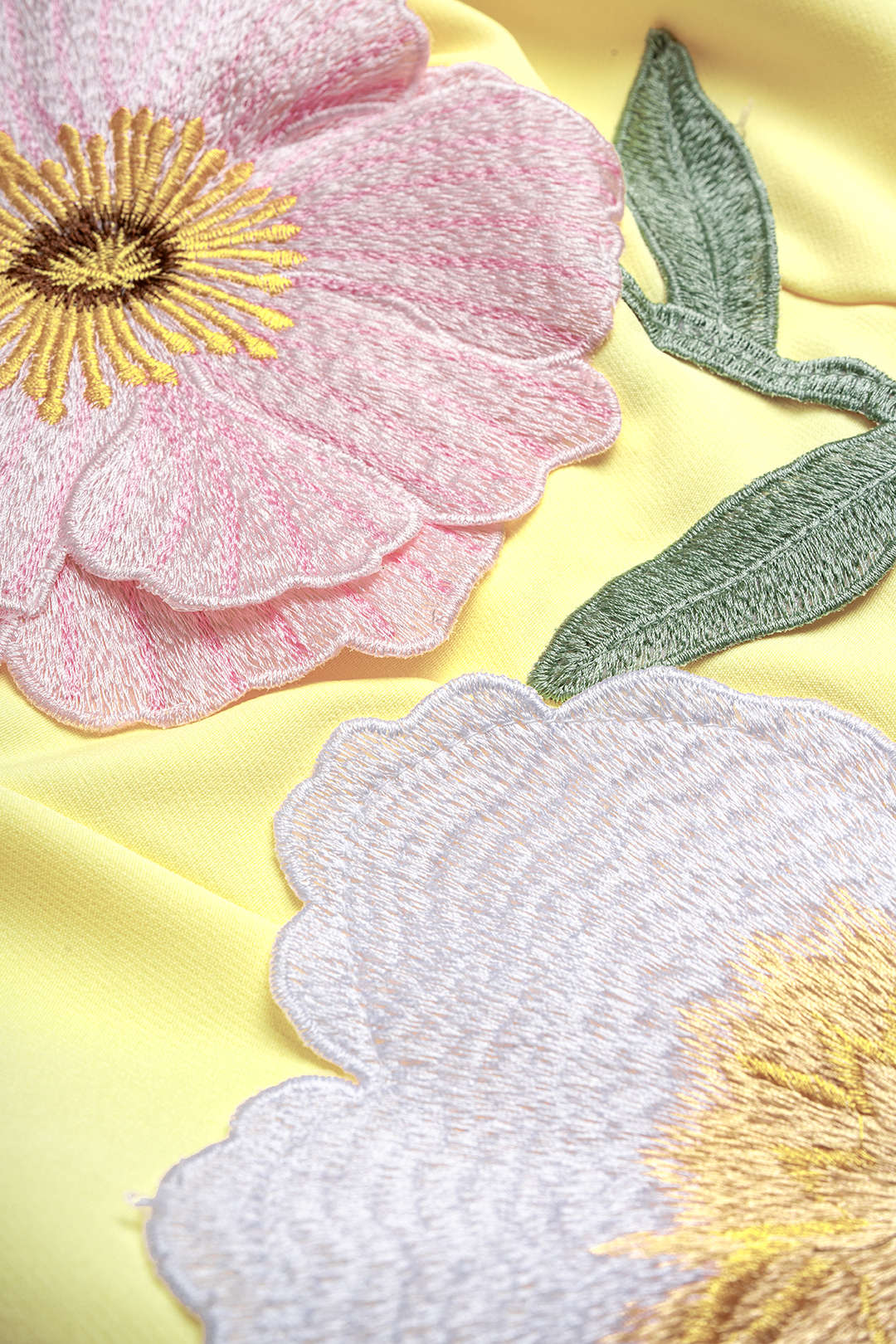3D Floral Embroidery Tube Top