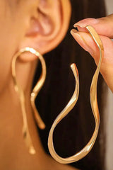 Alloy Asymmetrical Earrings