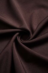 Asymmetrical Neck Ruched Long-Sleeve Maxi Dress