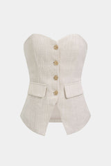 Button Tube Top