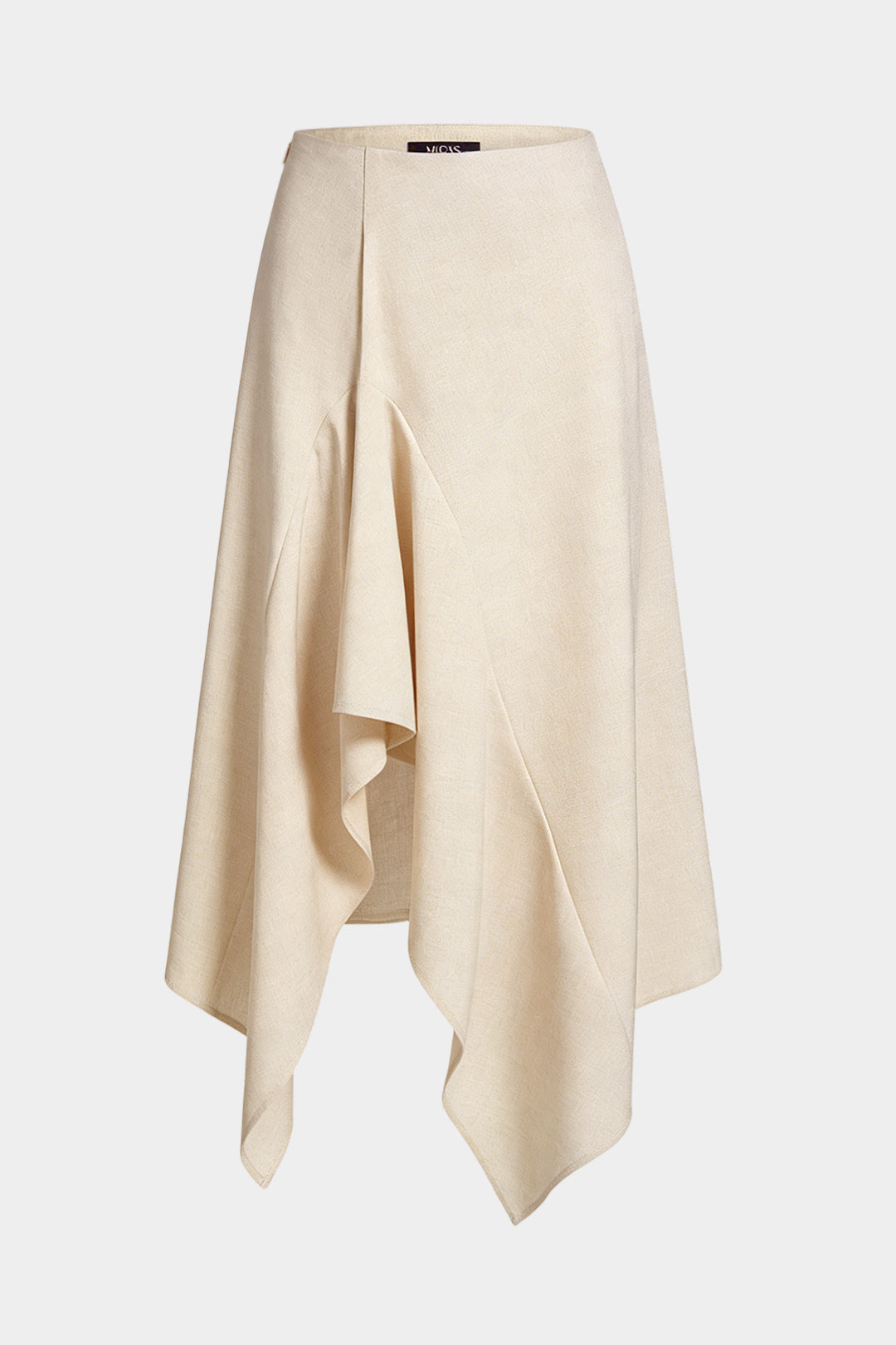 Asymmetrical Hem High Waist Skirt