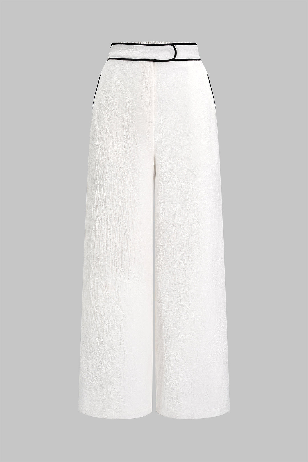 Contrast Binding Pocket Pants