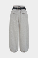 Belted Pocket Balloon Pants