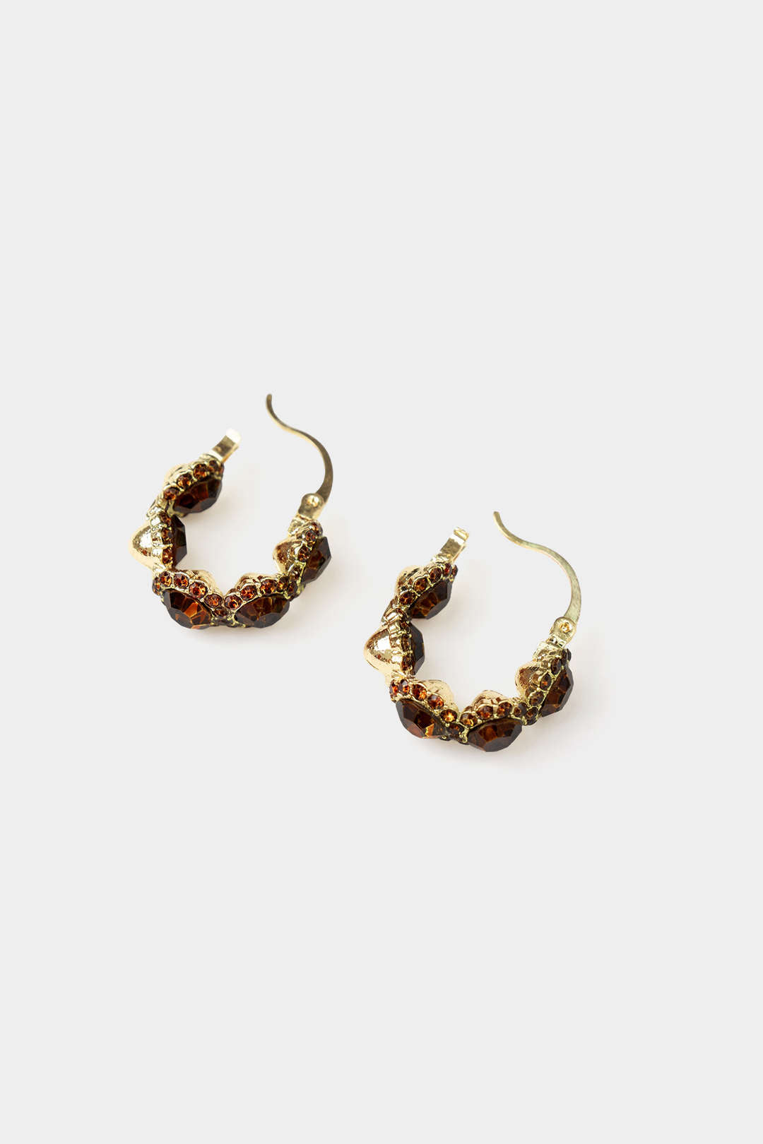 Crystal Hoop Earrings
