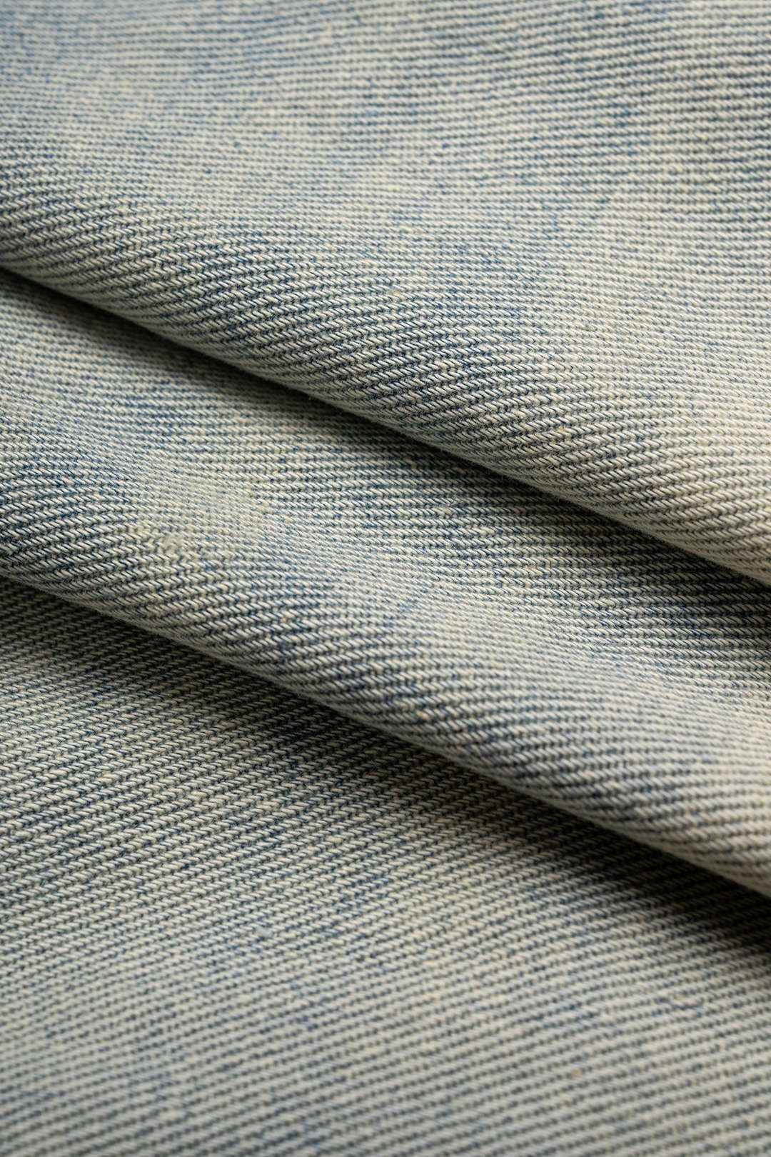 Denim Stripes Print Double Waistband Drawstring Frayed High Waist Skirt